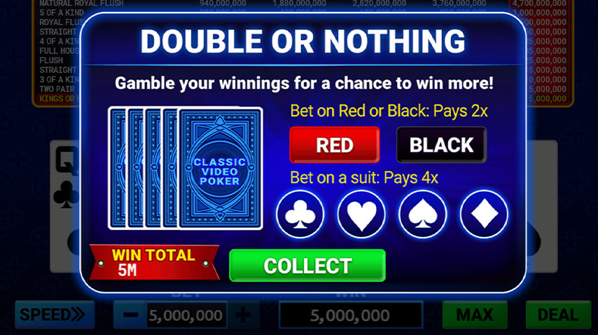 jokers wild video poker game